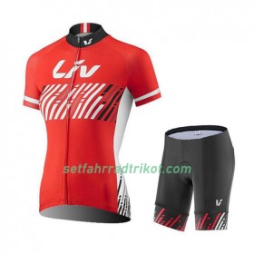 Fahrradbekleidung Radtrikot Kurzarm + Radhose Kurze 2017 CCC Liv Damen N004